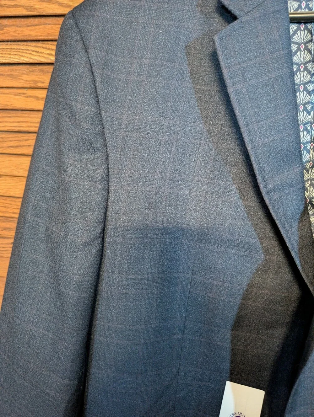 Ted Baker navy blue 2 Pc plaid suit 2button single-breasted jacket & Pants 39R